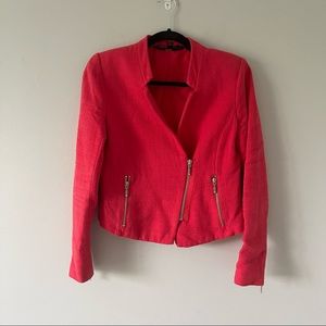 Mossimo side zip blazer style jacket with zipper details